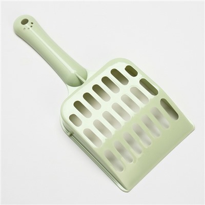 Туалет с бортом, 40×34×11 см, пластик, зелёный