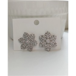 Серьги Снежинки