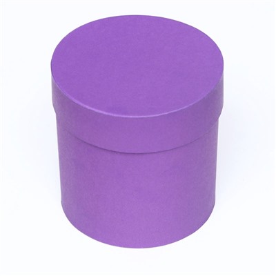 Набор круглых подарочных коробок 5 в 1 «Лаванда» 20×20×20 - 11×11×11 см