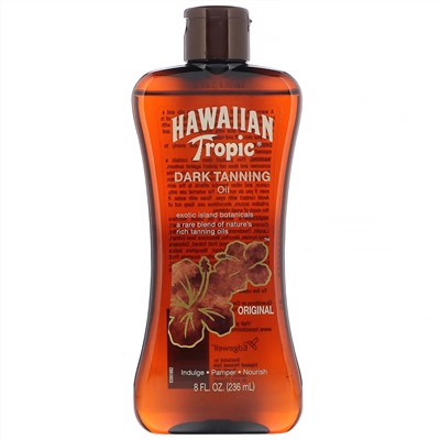 Hawaiian Tropic, Dark Tanning, масло для загара, 236 мл