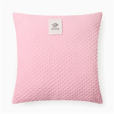 Подушка декоративная «Этель. Квадрат», 40×40 см, розовая