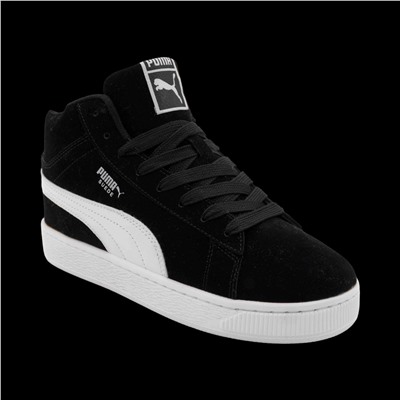 Кроссовки на меху А66 черные п/п