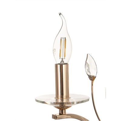 Бра «Валенсия» 1хЕ14 40 Вт золото