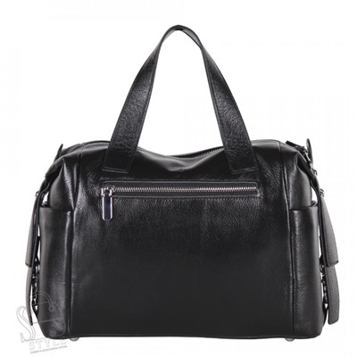 Сумка женская кожаная 6619VG black  Vitelli Grassi