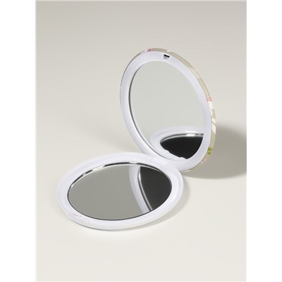 Зеркало складное «Спокойствие», d=7.3 см, с увеличением, оливковое