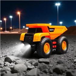 Машина "Бульдозер" 1:32 (свет, звук) в коробке