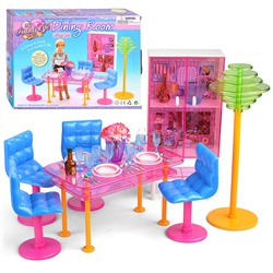 Набор мебели для кукол "Столовая" в коробке