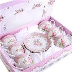 25926 Чайный сервиз 12пр 220мл ЦВЕТЫ LR (х6)