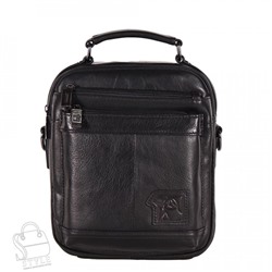 Сумка мужская кожаная 6606SG black Fuzhiniao