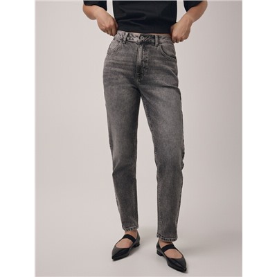 Mom Fit CONTE CON-663 Джинсы mom оксидной варки с высокой посадкой
