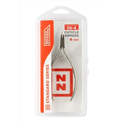 Nippon Nippers Кусачки маникюрные для кутикулы / Standard NN_NS-05-4, двойная пружина, ручная заточка, 4 мм KRISTALLER, 1130617