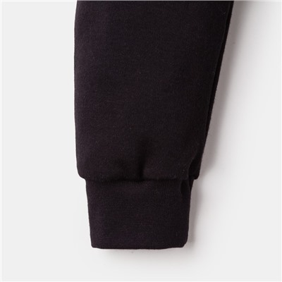 Ползунки - штанишки «Крошка Я» Black&white, рост 62-68 см, чёрные