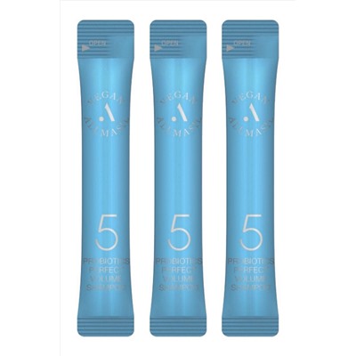 AllMasil Шампунь для объёма волос с пробиотиками / 5 Probiotics Perpect Volume Shampoo Stick Pouch, 20 шт. х 8 мл KRISTALLER, 1110547