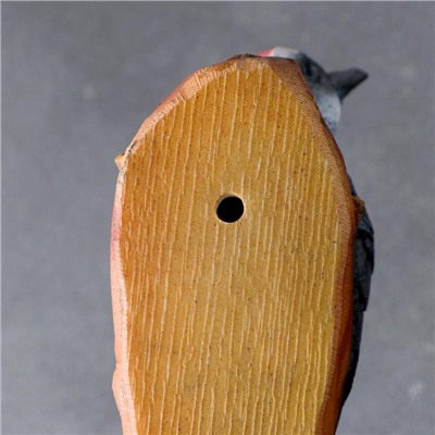 Подвесной декор из полистоуна «Дятел на ветке», 20×10 см