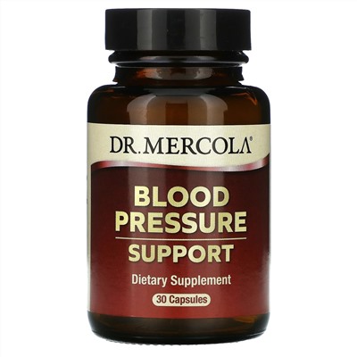 Dr. Mercola, добавка для нормализации артериального давления, 30 капсул