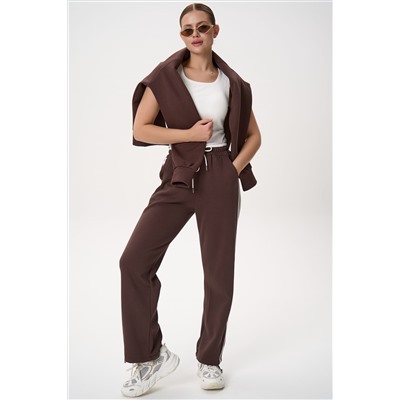 Брюки спортивные Юнис (шоколадный)