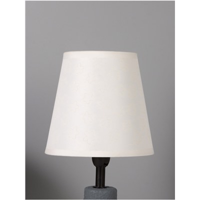 Лампа настольная RISALUX «Каламбур», 1×40 Вт, Е14, бело-серые, 15×15×34.5 см