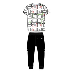 Комплект трикотажный для мальчиков: фуфайка (футболка), брюки