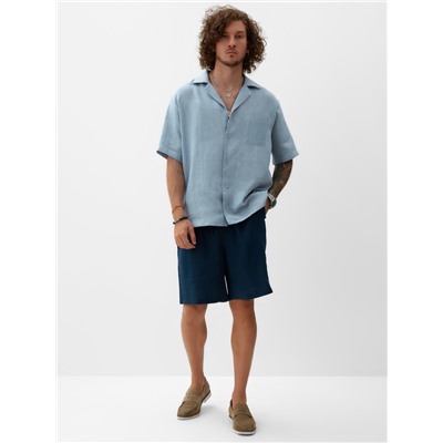 Рубашка мужская с коротким рукавом, MIST размер 54, голубая