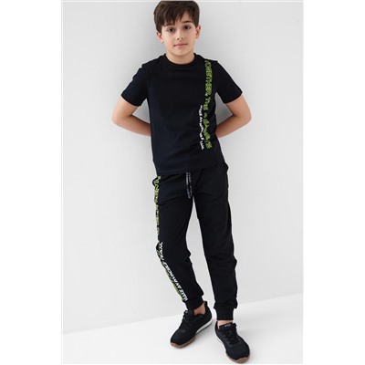 Комплект трикотажный для мальчиков: фуфайка (футболка), брюки PLAYTODAY, 1243137