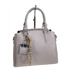 Женская сумка из искусственной кожи, цвет светло серый