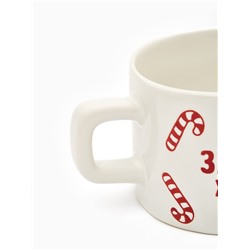 Кружка новогодняя керамическая «Загадай желание», 320 мл, ручная работа