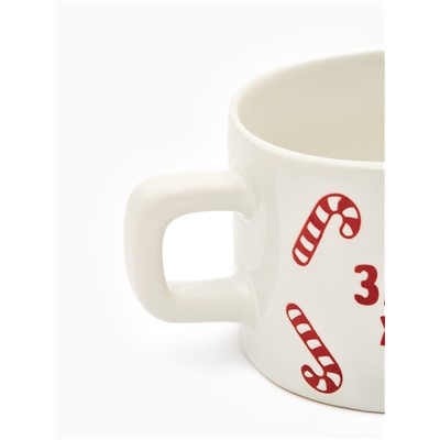 Кружка новогодняя керамическая «Загадай желание», 320 мл, ручная работа