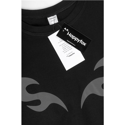 Мужская футболка оверсайз Happyfox