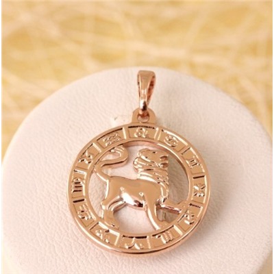 Кулон позолота H01-6599 (лев)