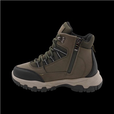 Кроссовки зимние на меху 1902-9 хаки