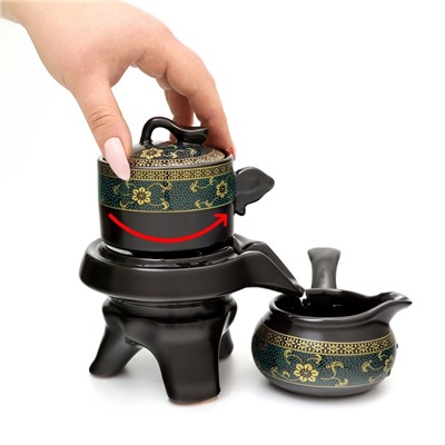 УЦЕНКА Набор для чайной церемонии 8 в 1, на 6 персон, пиала 65 мл, чайник 175 мл, гундаобэй 180 мл