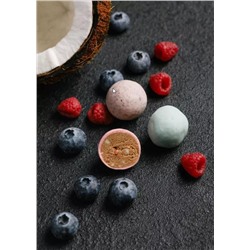 Конфеты протеиновые ассорти / Черника Малина Кокос / 350 г / шоу-бокс / 10 шт / ТМ Mytruefit