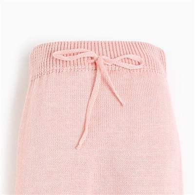 Брюки - штанишки вязаные детские «Крошка Я», размер 74-80 см, розовые