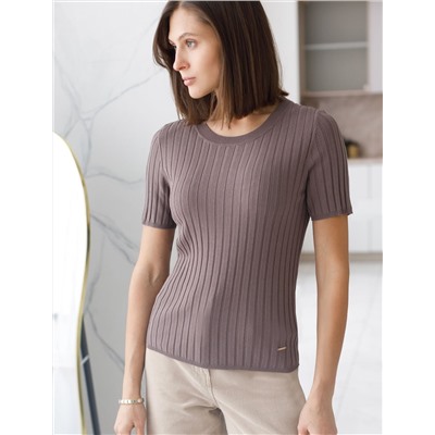 Джемпер тонкой вязки из вискозы с нейлоном