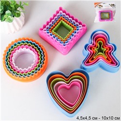 Форма для печенья 5 предметов / FG-826 /уп 144/