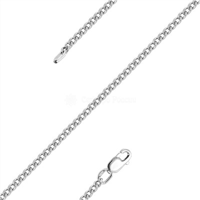 Браслет из серебра родированный - Панцирный (вес указан для р-ра 19) 925 пробы 100708019р