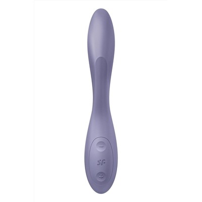 Сиреневый гибкий вибратор Satisfyer G-Spot Flex 2 - 19,5 см.
