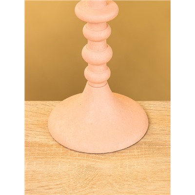 Подсвечник на 1 свечу «Пудровый», 10×10×31 см