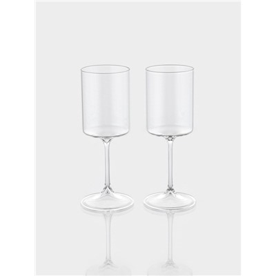 Набор бокалов для вина Magistro «Индиго», 280 мл, 2 шт., 8.2×21.5 см, стекло, прозрачные