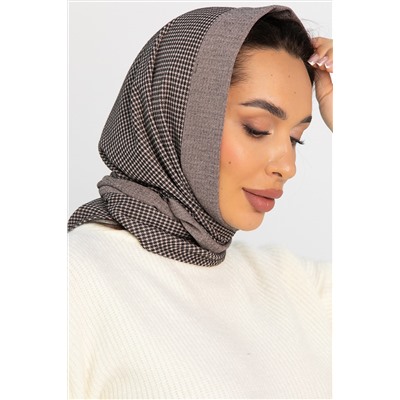 Косынка с отворотом (коричневое зернышко) КО17-23М