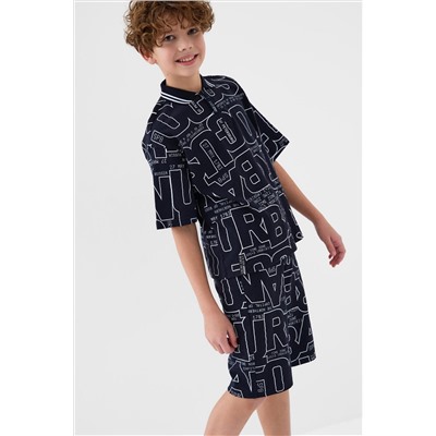 Комплект трикотажный для мальчиков: джемпер с воротником поло, шорты PLAYTODAY, 1239833