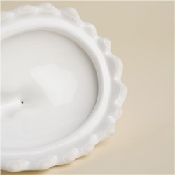 Конфетница SL Home «Пасхальные кролики», 470 мл, 15.5×12×16 см, керамика, белая