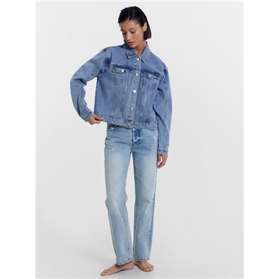 ЖАКЕТ ЖЕНСКИЙ ДЖИНСОВЫЙ 2024-DJW401-1