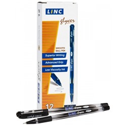 Ручка шариковая LINC "Glycer" черная 0.7мм 1300RF LINC