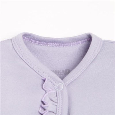 Комбинезон с рюшей для девочки «Крошка Я» BASIC LINE, рост 80-86 см