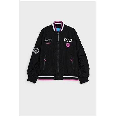 Куртка текстильная с полиуретановым покрытием для девочек (ветровка) PLAYTODAY, 1231512