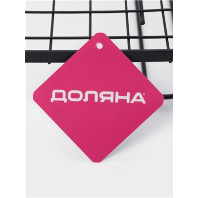 Корзина подвесная Доляна «Лофт», 28.5×24×17.5 см, чёрная