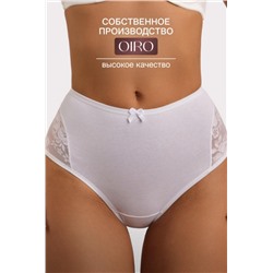 Набор трусов 8002 OIRO хлопковые с узором 3 шт (Черн,бел,беж)