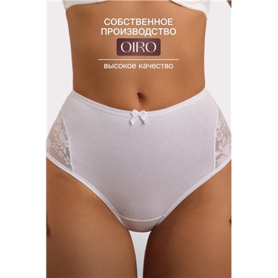 Набор трусов 8002 OIRO хлопковые с узором 3 шт (Черн,бел,беж)