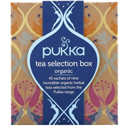 Pukka Herbs,  Набор органического чая, 9 травяных чаев, 45 чайных пакетиков